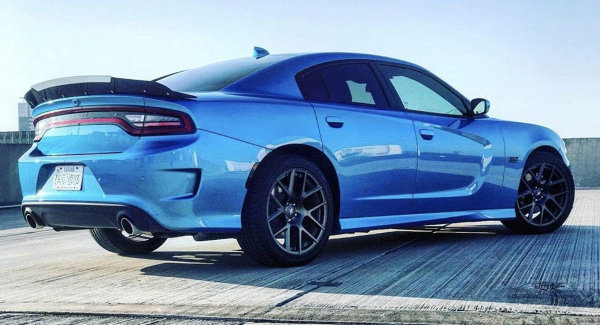 PSDesigns V1 3 Piece Wickerbill Spoiler Compatible with 2015-2023 Charger SRT...