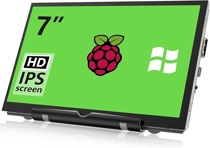 HAMTYSAN Raspberry Pi Screen, 7 Inch Portable Monitor External Display 800x480