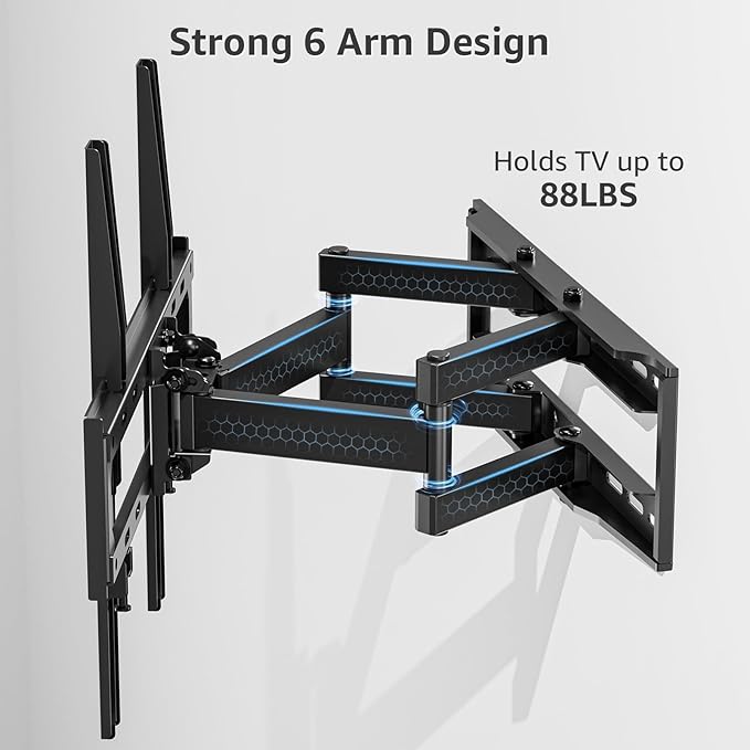 MOUNTUP UL Listed TV Wall Mount, Full Motion TV Mount