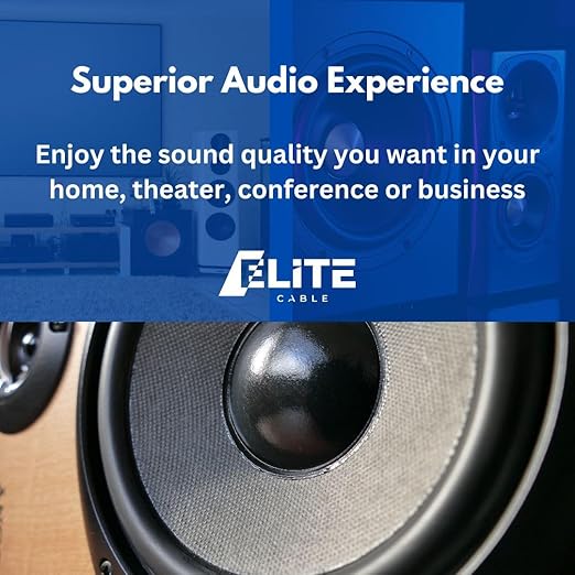 Elite 12/2 Speaker Wire 100ft, UL Listed,