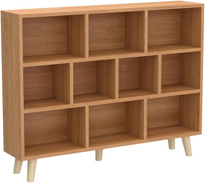 IOTXY Wooden Open Shelf Bookcase