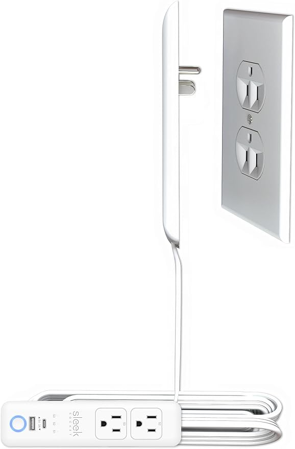 Smart Sleek Socket: Universal Outlet Concealer