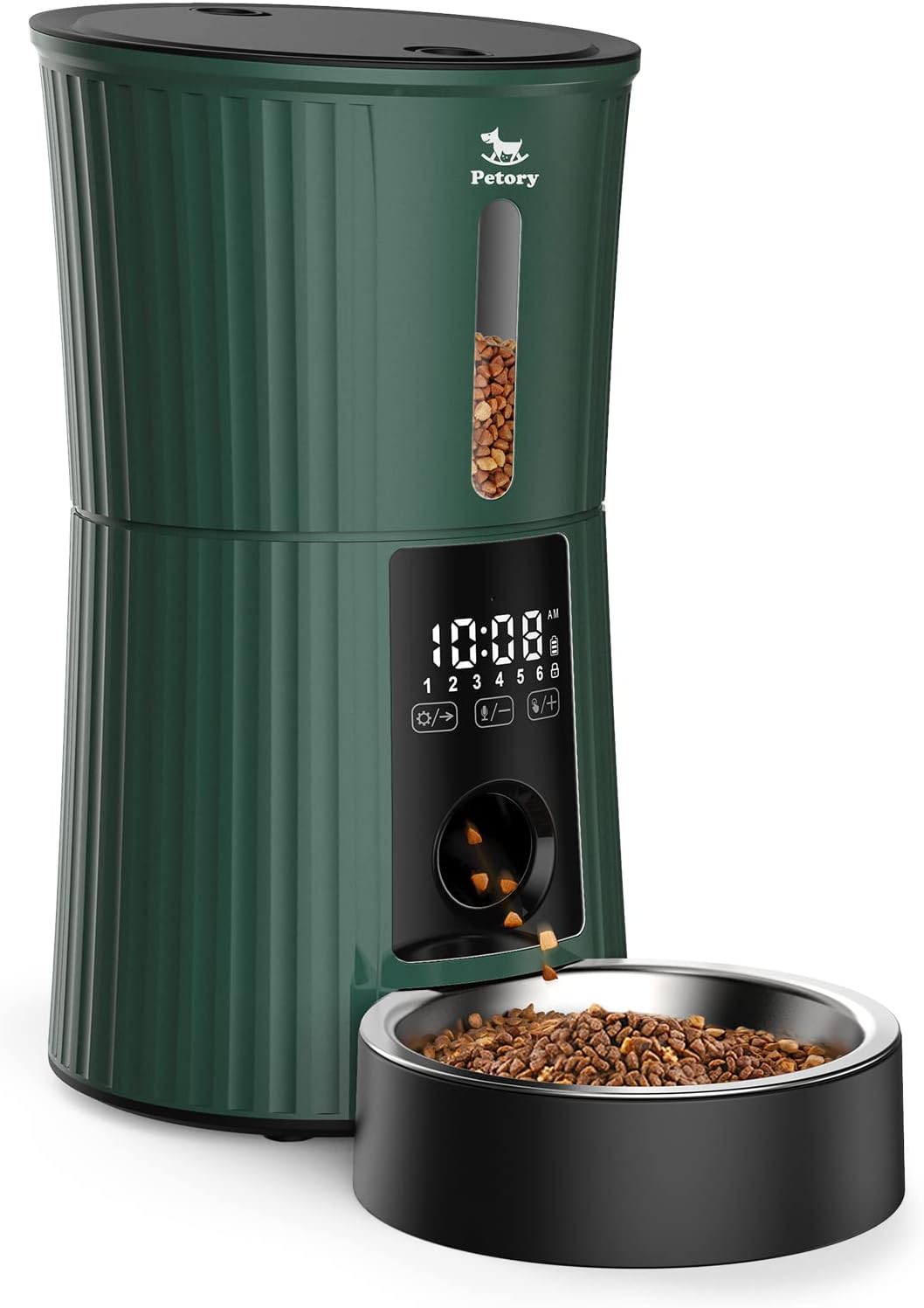 Timed Automatic Cat Feeder - 4L Dry Food Dispenser for Cats and Dogs