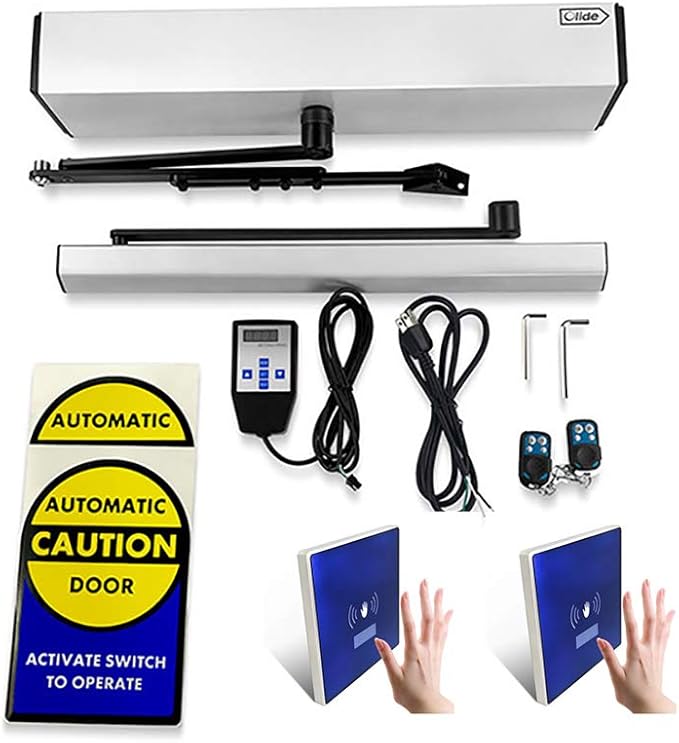 Olideauto DSW120 Electric Swing Door Opener Touchless Hand Sensor Open (2PCS)