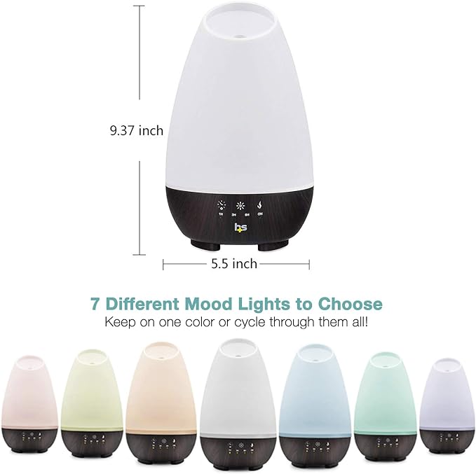HealthSmart 500ML Essential Oil Diffuser