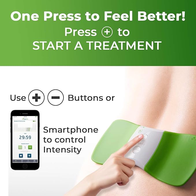 WiTouch Pro Bluetooth TENS Unit – Wireless Lower Back Pain Relief Device | (3...