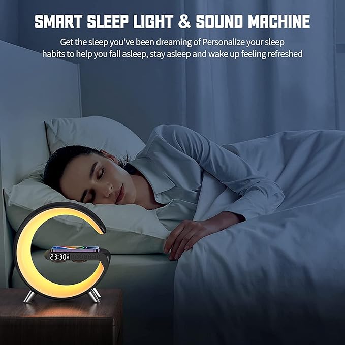 Smart Table Lamp, 15W Wireless Charger Station