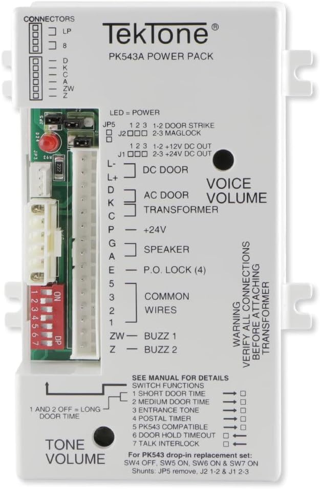 TekTone PK543A Apartment Intercom Amplifier