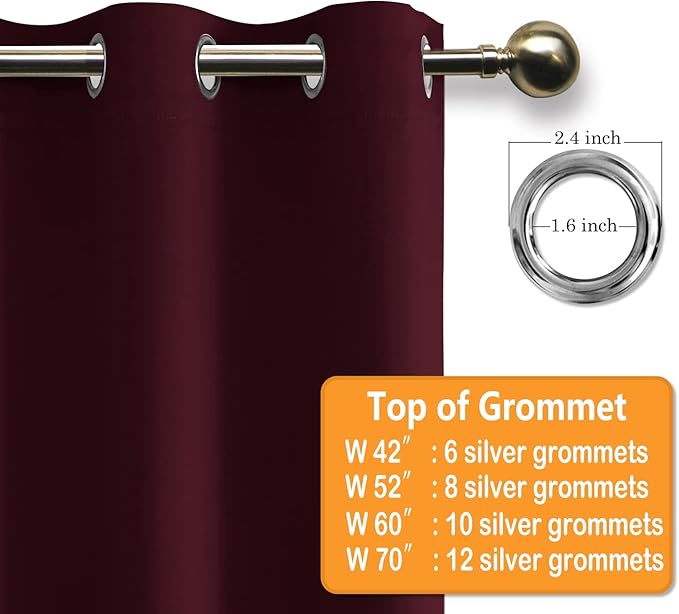 Hiasan Grommet Blackout Curtains