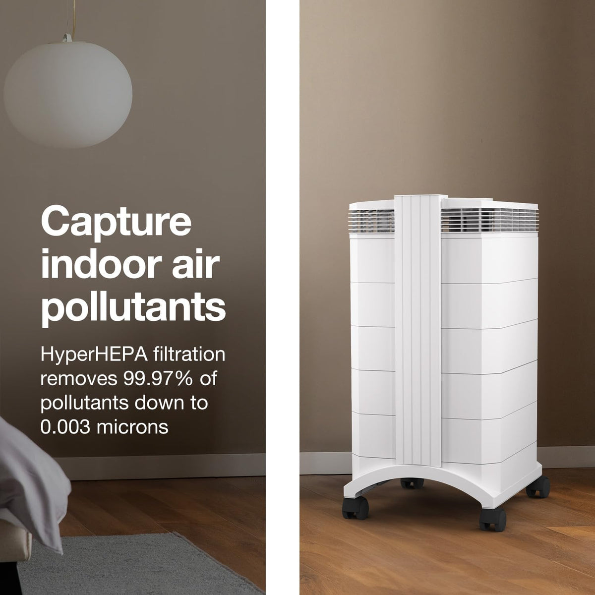 IQAir HealthPro Plus XE Air Purifier HyperHEPA WiFi, Large Rooms 1125 sq ft |...