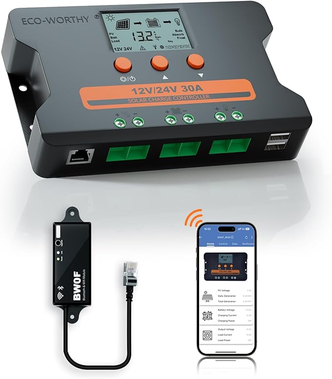 ECO-WORTHY Solar Charge Controller 30A