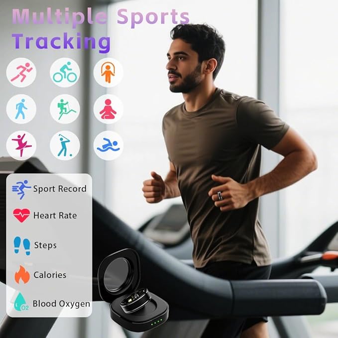 Activity Tracker Ring for Men – Smart Ring