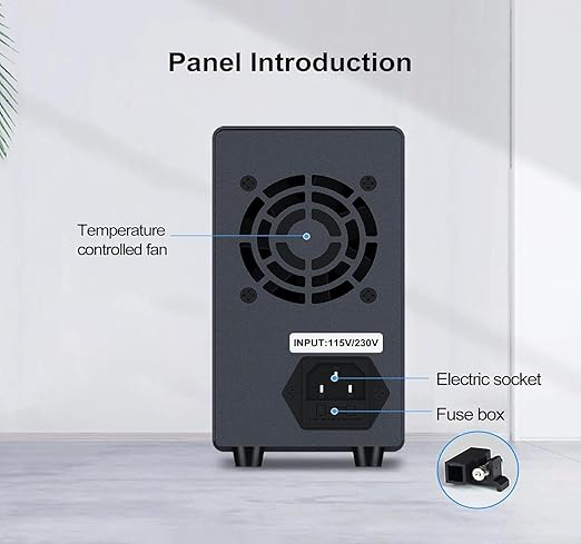 Wanptek DC Power Supply Variable 30V 10A, Bench Power Supplies