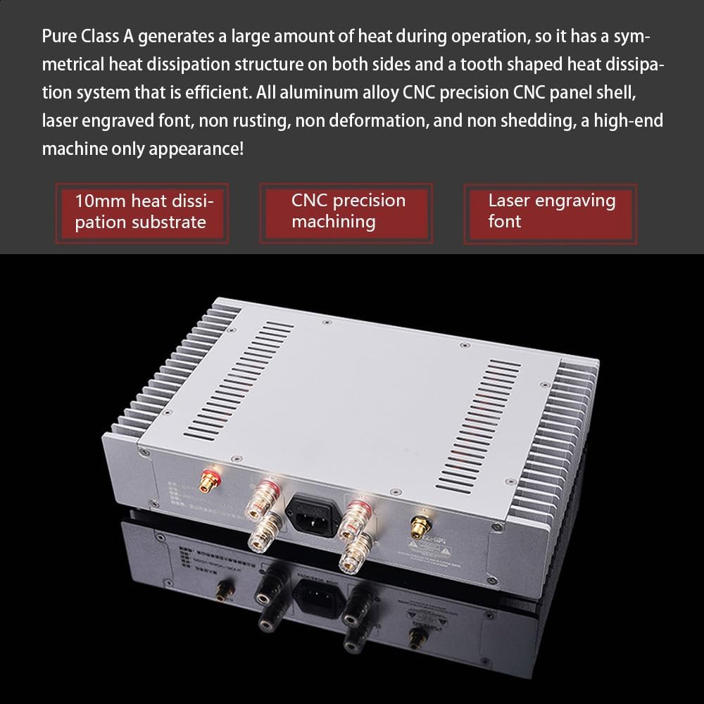 A1S Pure Class A Amplifier 20W×2 2.0 Channel Stereo Power Amp