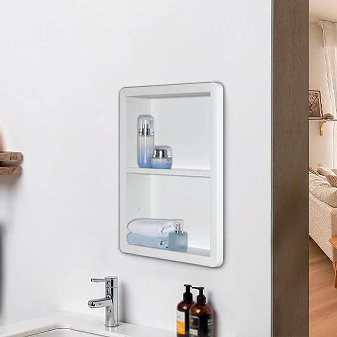 Shower Niche 14x18, Recessed Medicine Cabinet Without Mirror, 304 Stainless