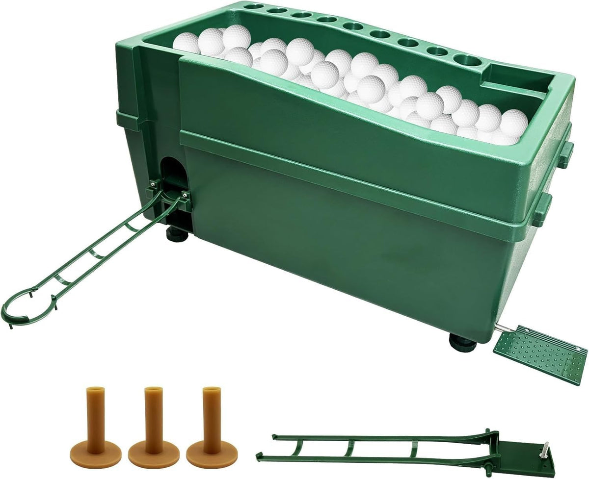 JJM Automatic Golf Ball Dispenser for Indoor Simulators and Golf Training