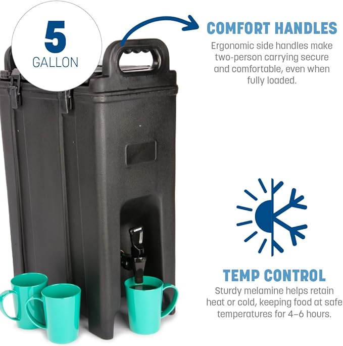 Carlisle FoodService Products Cateraide Insulated Beverage Dispenser