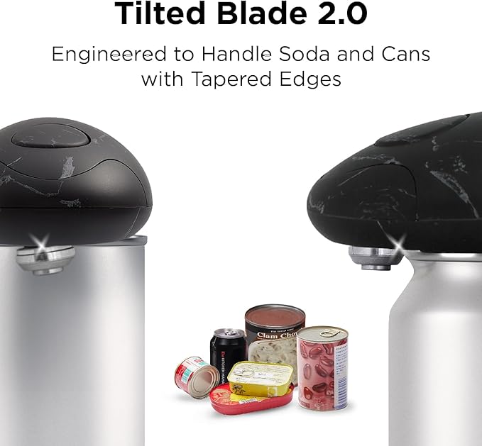 Kitchen Mama Auto 2.0 Electric Can Opener: Blade Opens Almost Any Can Pop or