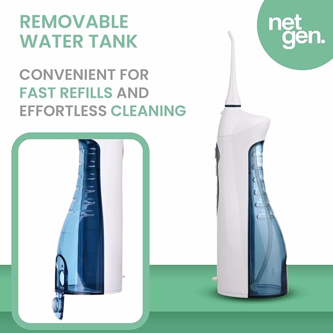 Cordless Water Dental Flosser for Teeth & Gums, Portable Electric Oral Ir...