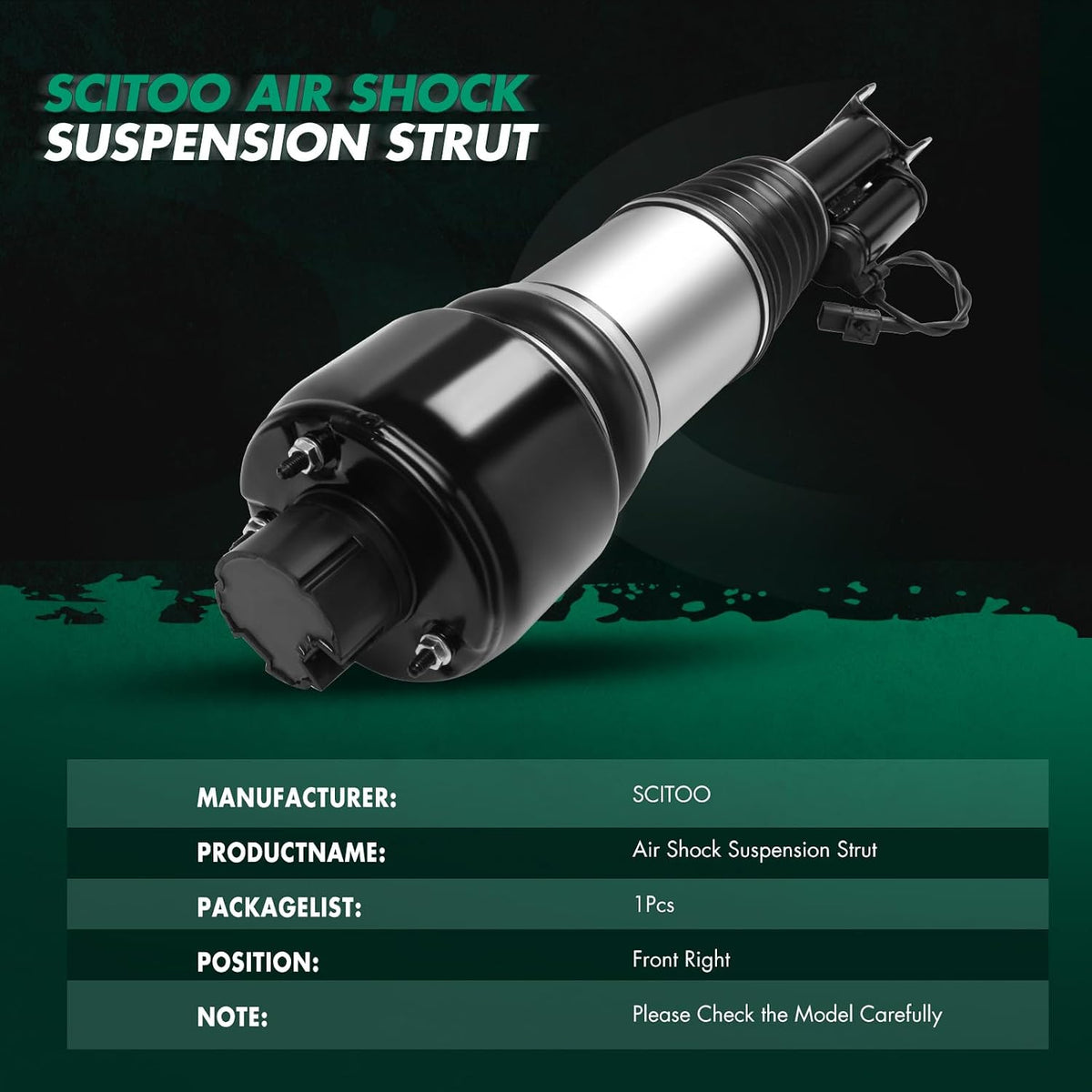 SCITOO Front Right Air Strut Assembly Fit for CLS350 07-11 for CLS500 05-09