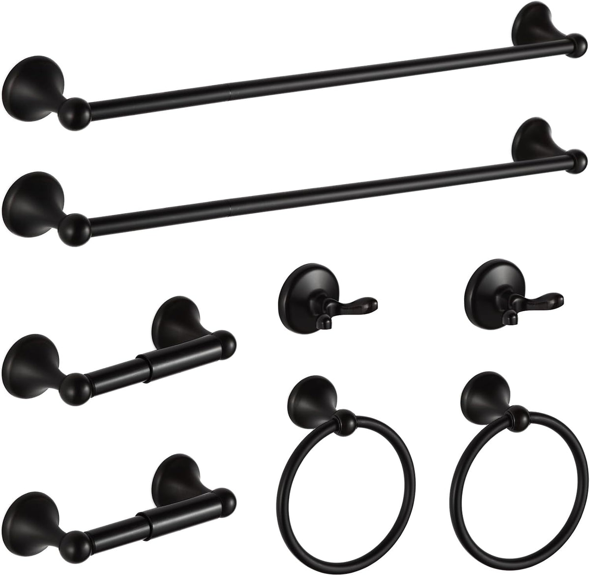 BGL Bathroom Hardware Set Oil-Rubbed Bronze Bath Towel Bars Adjustable Expand...