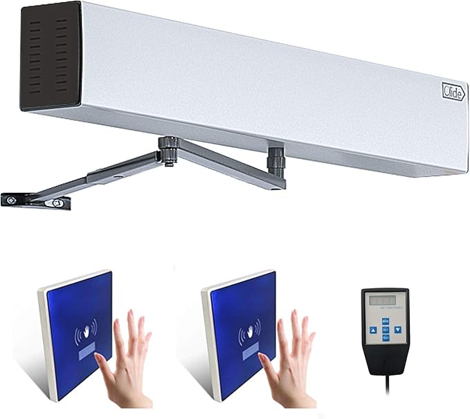 Olideauto DSW120 Electric Swing Door Opener Touchless Hand Sensor Open (2PCS)