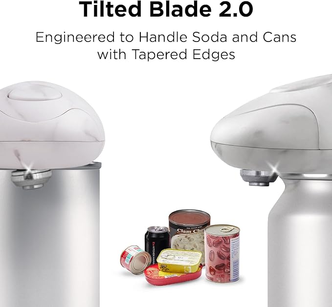 Kitchen Mama Auto 2.0 Electric Can Opener: Blade Opens Almost Any Can Pop or