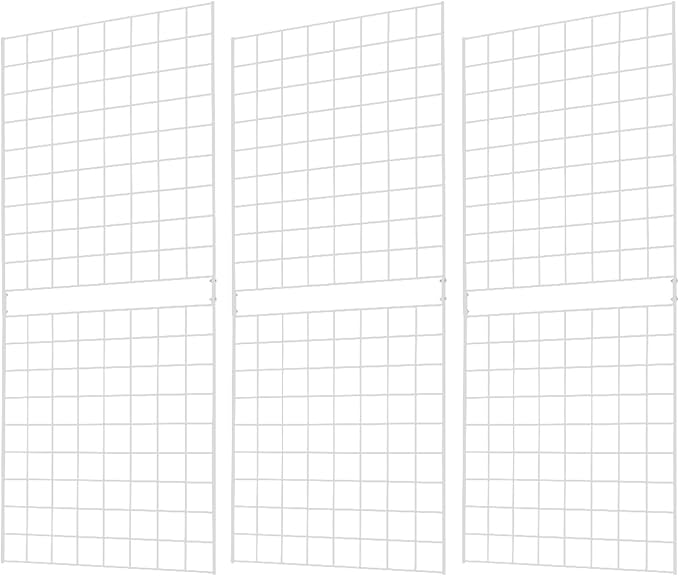 7RiversART Grid Wall Commercial Grade Gridwall Panels – Heavy Duty Grid Panel...