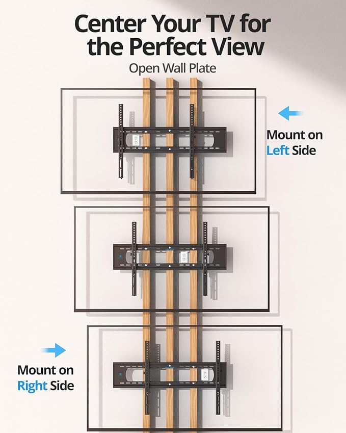85 86 98 100 inch Heavy Duty Tilt TV Wall Mount Bracket
