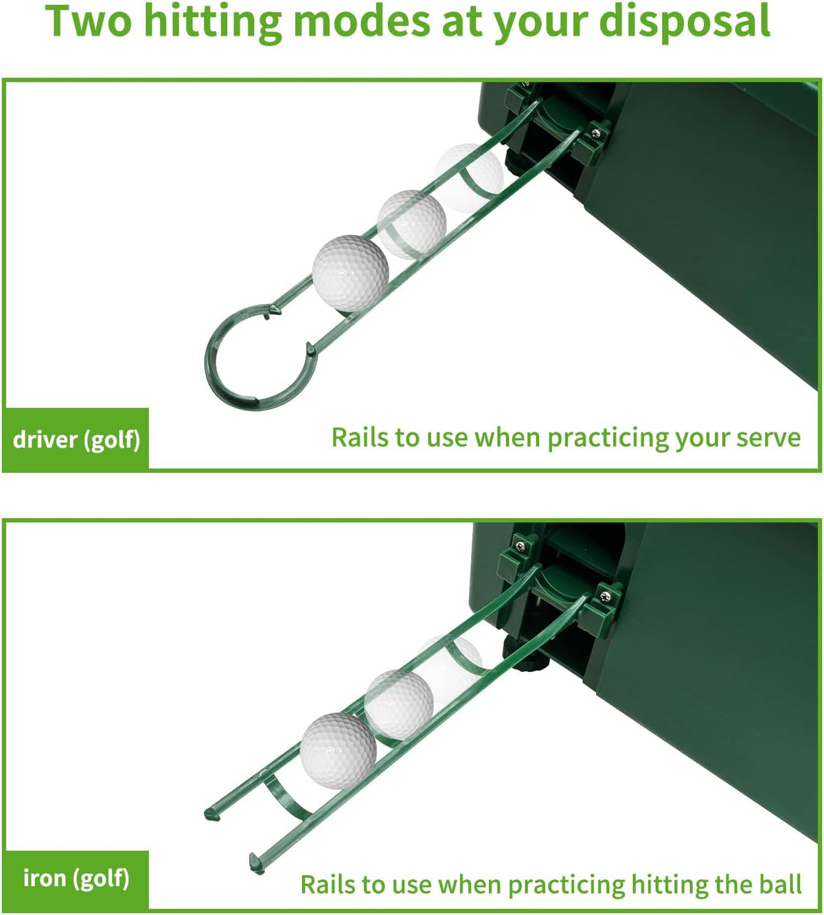 JJM Automatic Golf Ball Dispenser for Indoor Simulators and Golf Training
