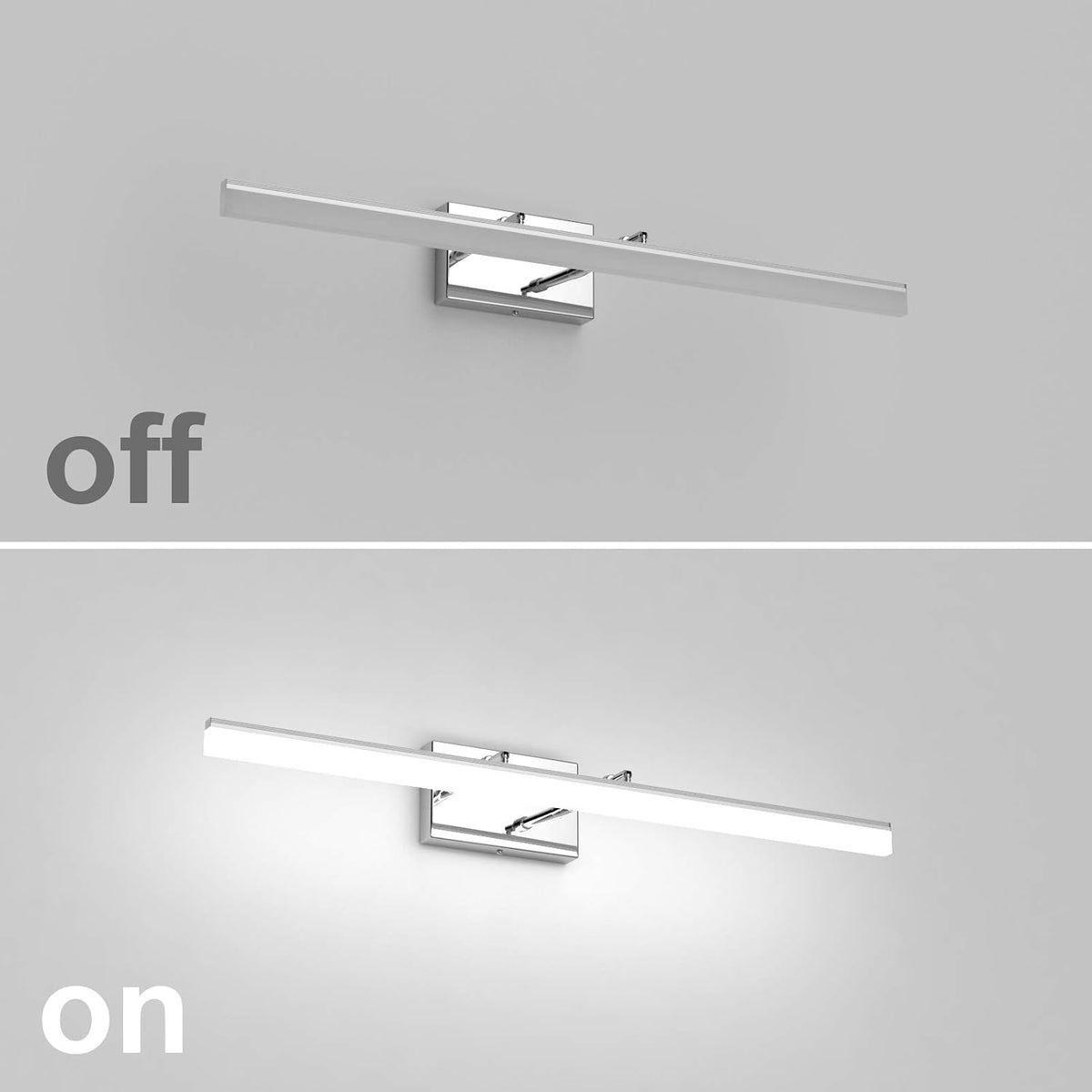 Aipsun 31.5 inch LED Vanity Lights Adjustable Bathroom Light Fixtures Bathroo...