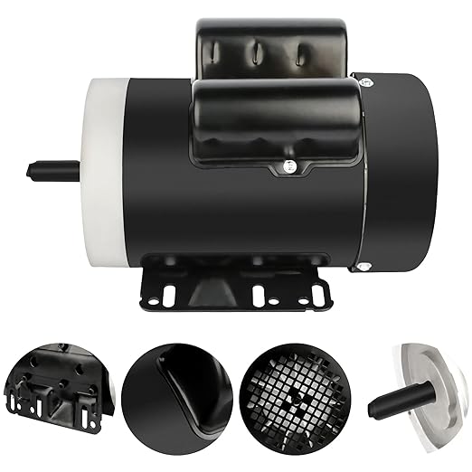 2HP Electric Motor 3450 RPM General Purpose Single Phase Motor 56C Frame