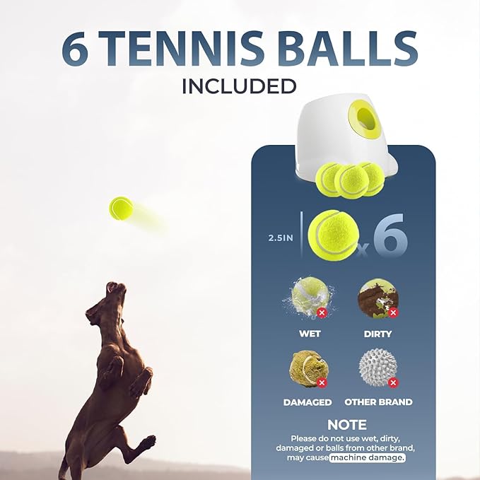 ALL FOR PAWS Automatic Dog Ball Launcher for Medium to Large Dogs, Interactive
