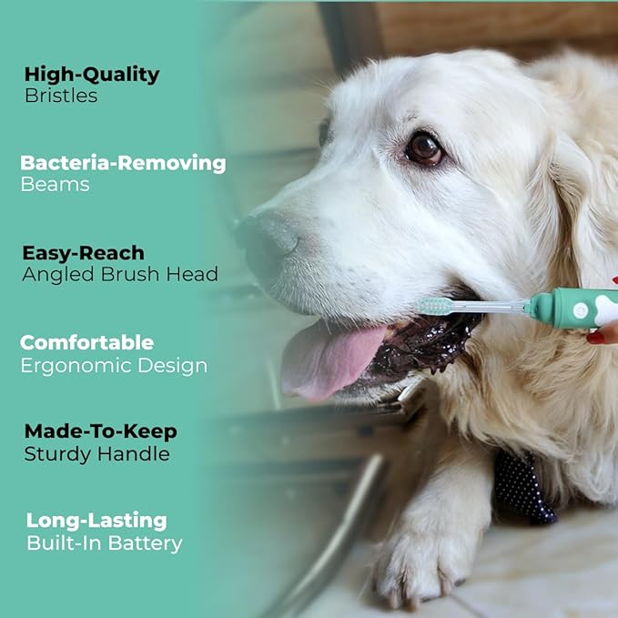 Dog Toothbrush | Innovative Eletrolytic Technology | Improves Oral Health &
