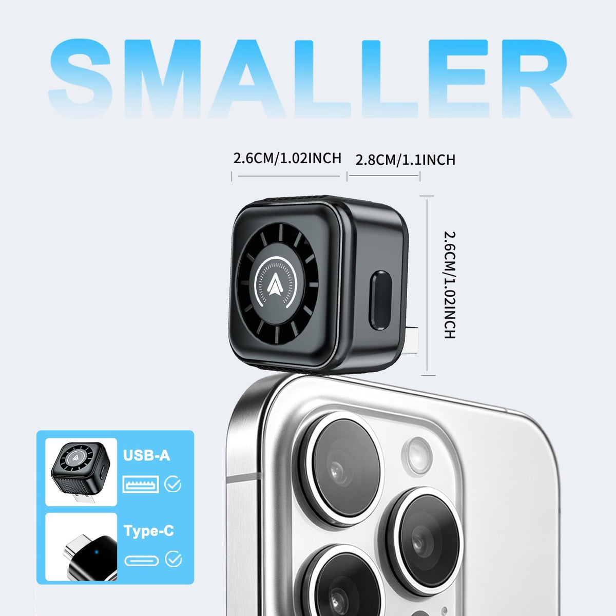 Wireless Carplay Adapter, Bluetooth Carplay Wireless Adapter Car Play