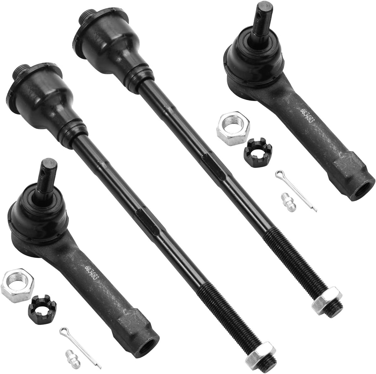 Detroit Axle - AWD Front 13pc Suspension Kit for 99-06 Chevy Silverado 1500