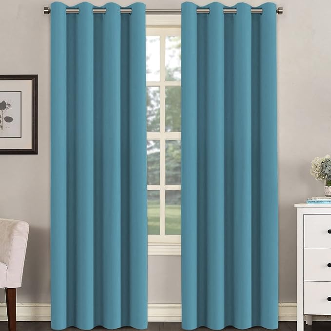 H.VERSAILTEX Premium Blackout Thermal Insulated Room Darkening Curtains