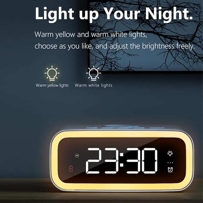 AYI 4in1 Smart Wireless Charging Alarm Clock