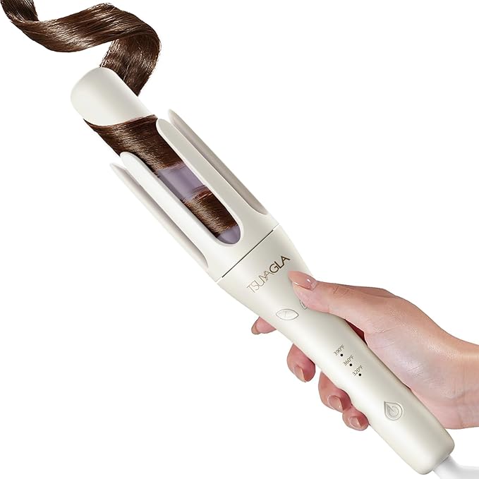 TSUYAGLA Automatic Hair Curler, 1 1/4 Inch Rotating Curling Iron