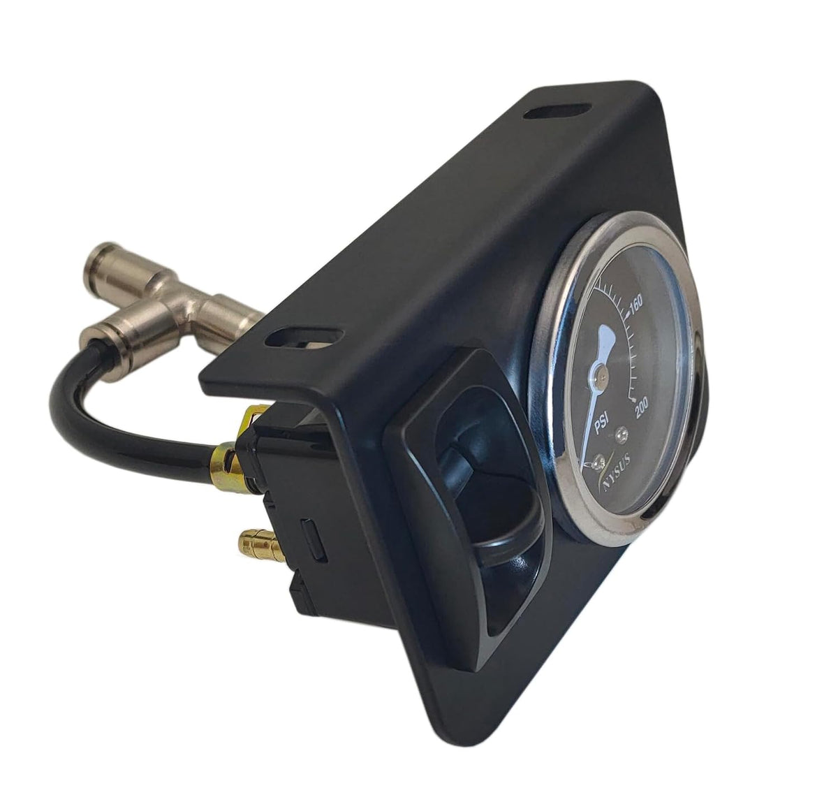 NYSUS in Cab Single Air Gauge Control Kit with Paddle Valve and Air Fittings ...