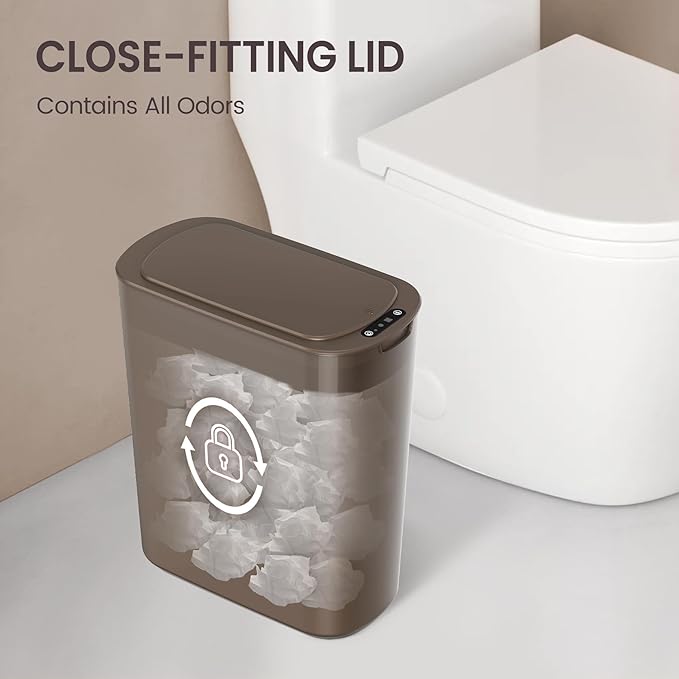 Cesun Motion Sensor Trash Can, 5 Gallon Automatic Bathroom Garbage Can