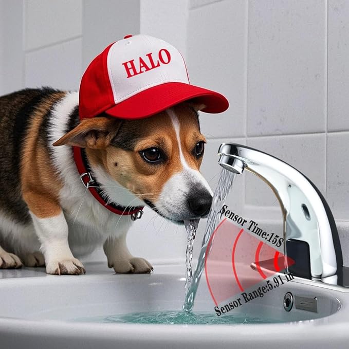 Halo Sanitary Updated H59 Brass Touchless Sensor Faucet