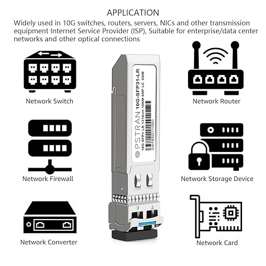 OPSTRAN 10GBASE-LR SFP+ Optical Transceiver Module Compatible (4 Pack)