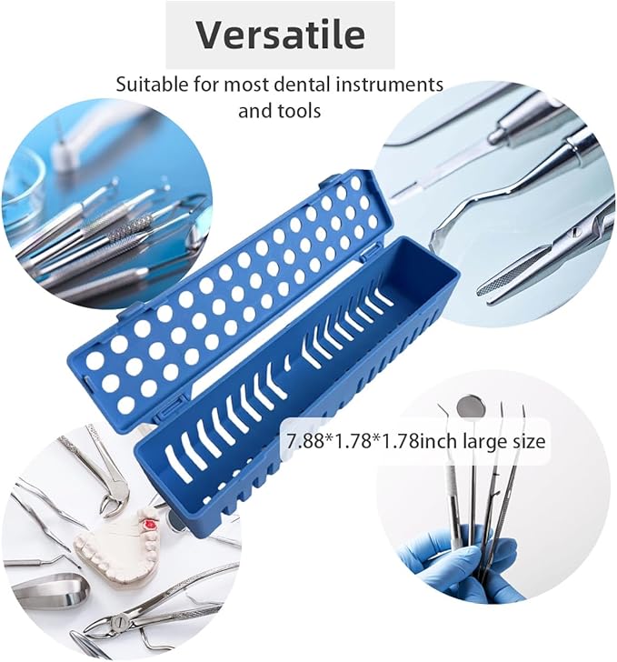 Dental Autoclave Sterilization Cassettes Rack Box Dental Instrument Cassette ...