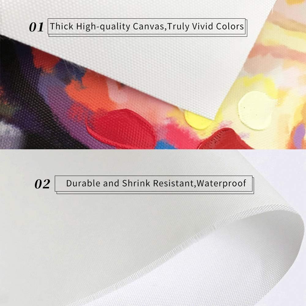 Framed Space Room Decor, 4 Piece Canvas Wall Art, 12x16 Inch | Space Room Boh...