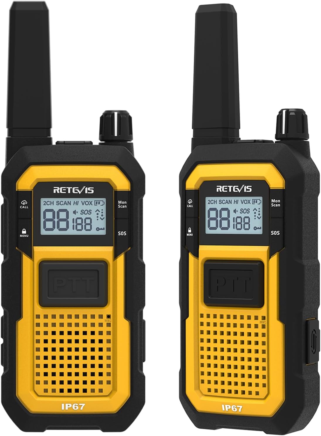Retevis RB48 Heavy Duty Walkie Talkies for Adults,Long Range Two Way Radios