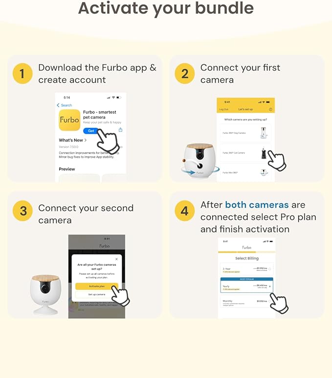 Furbo: Pet Safety Alerts, Dog & Cat Cameras