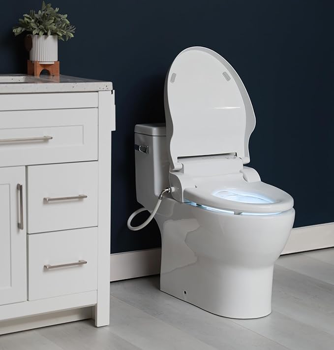 ALPHA BIDET JX2 Elongated Bidet Toilet Seat, Endless Warm Water, *NEW* Bowl Mist
