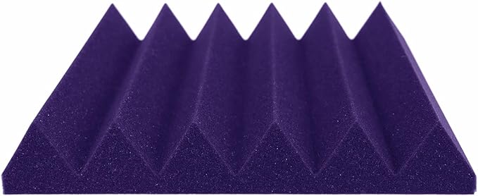 Foam Factory Inc 24 Pack Color Acoustic Foam Panel Studio Soundproofing Wedge