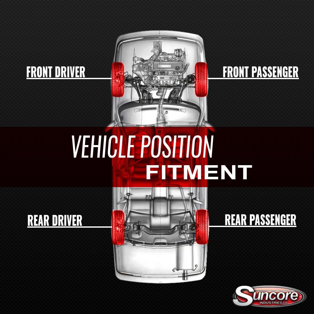 Suncore 60F-30-4 Air Ride Suspension Front and Rear Air to Quick Complete Str...